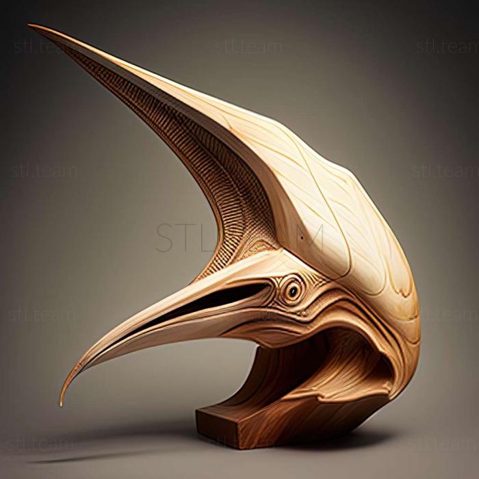 3D модель Pteranodon ingens (STL)